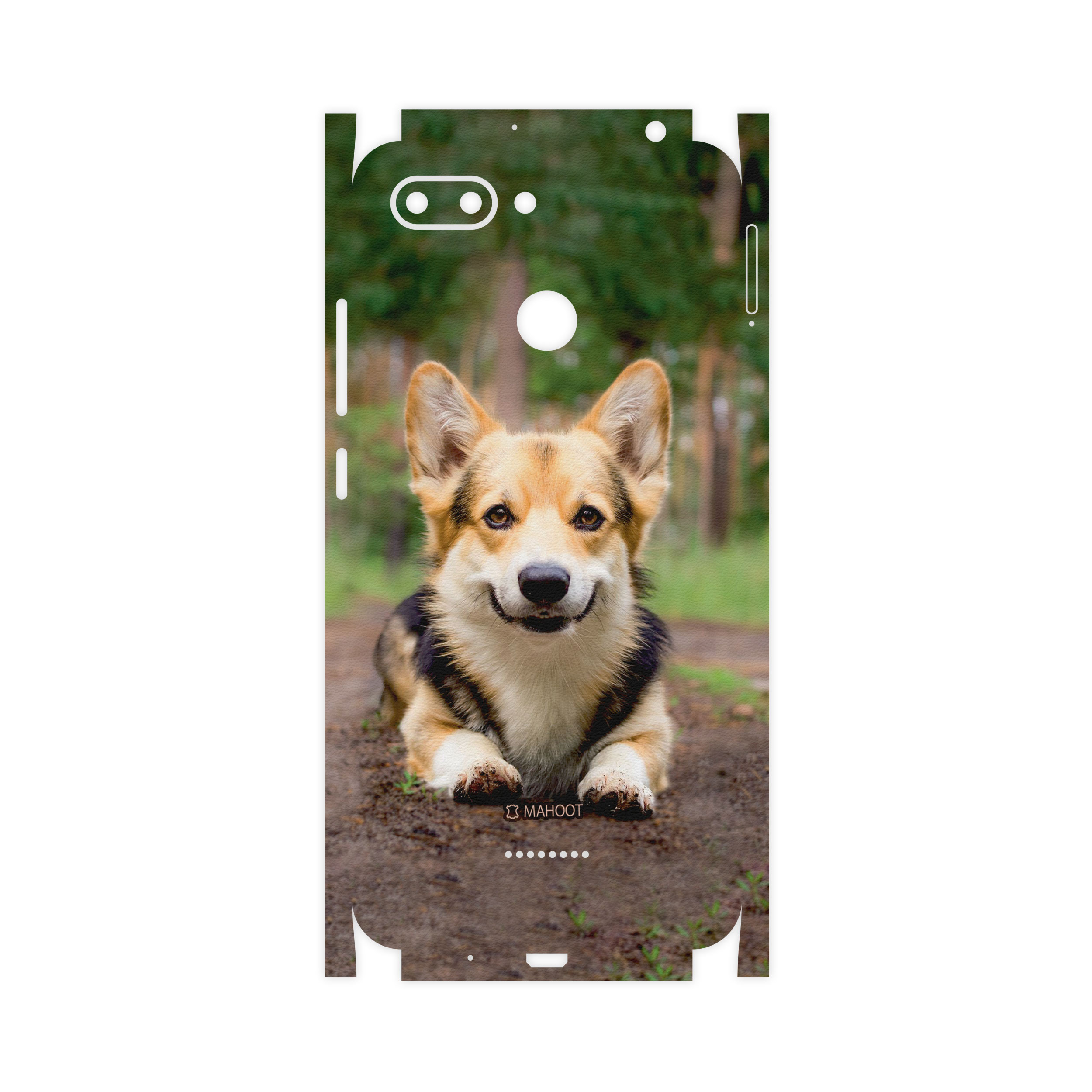 برچسب پوششی ماهوت مدل Dog-2-FullSkin مناسب برای گوشی موبایل شیائومی Redmi 6