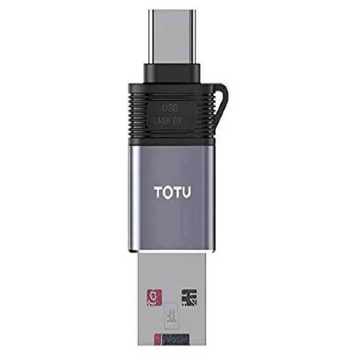 رم ریدر او تی جی تایپ سی توتو Totu FGCR-007 Type-C OTG External TF Flash Card