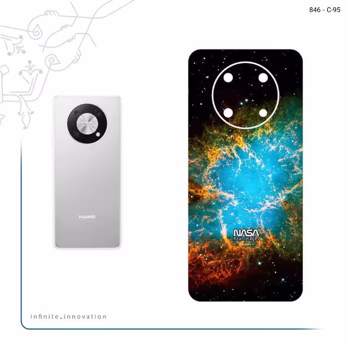 برچسب پوششی ماهوت مدل Universe b NASA 9 مناسب برای گوشی موبایل هوآوی Nova Y90