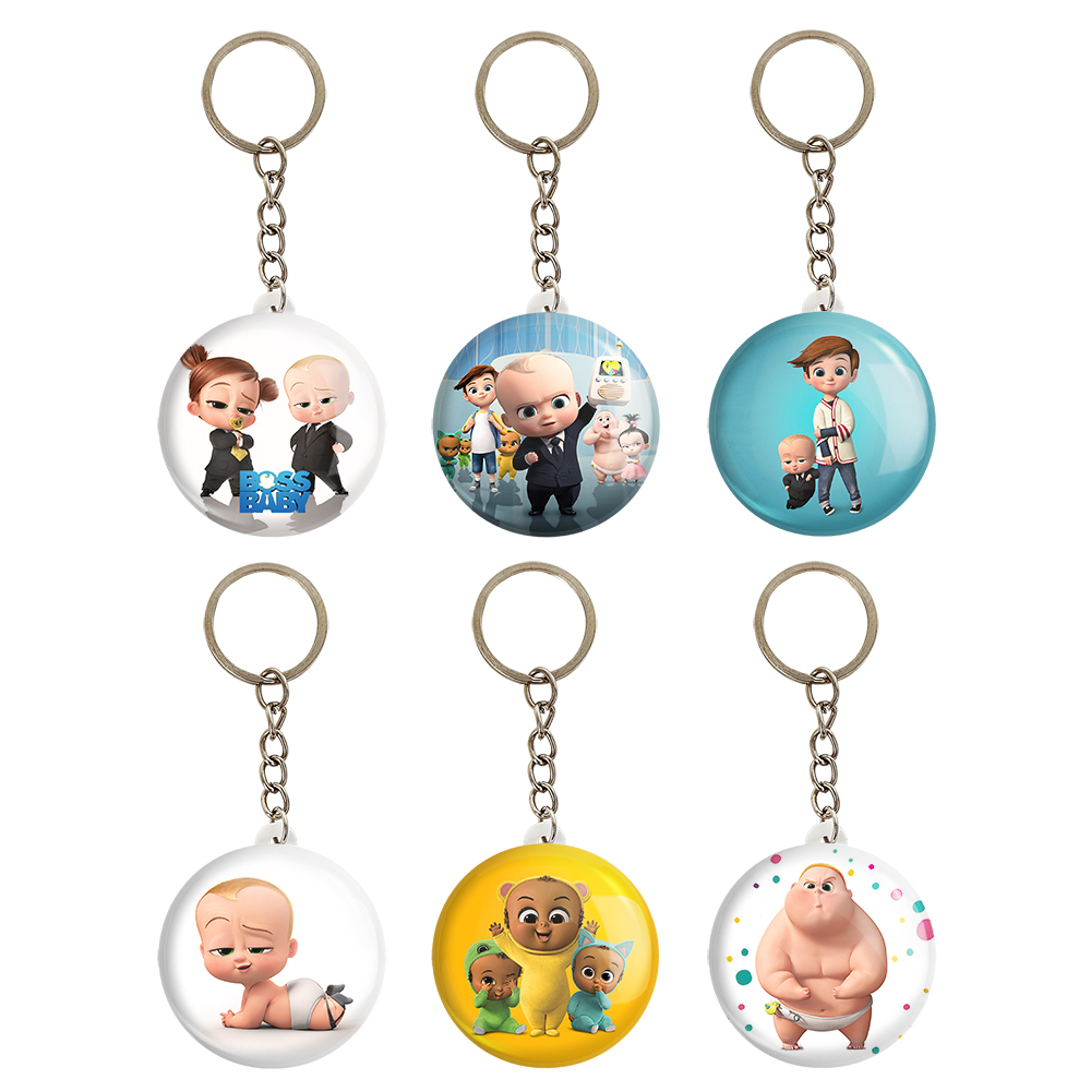 جاکلیدی خندالو مدل بچه رئیس The Boss Baby کد 362B مجموعه 6 عددی