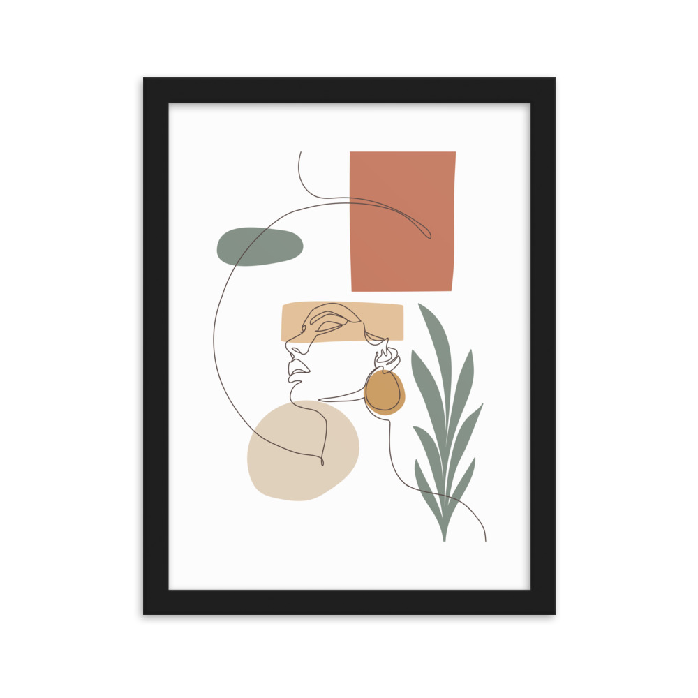 تابلو مدل دکوراتیو مینیمال دخترانه کد 2785