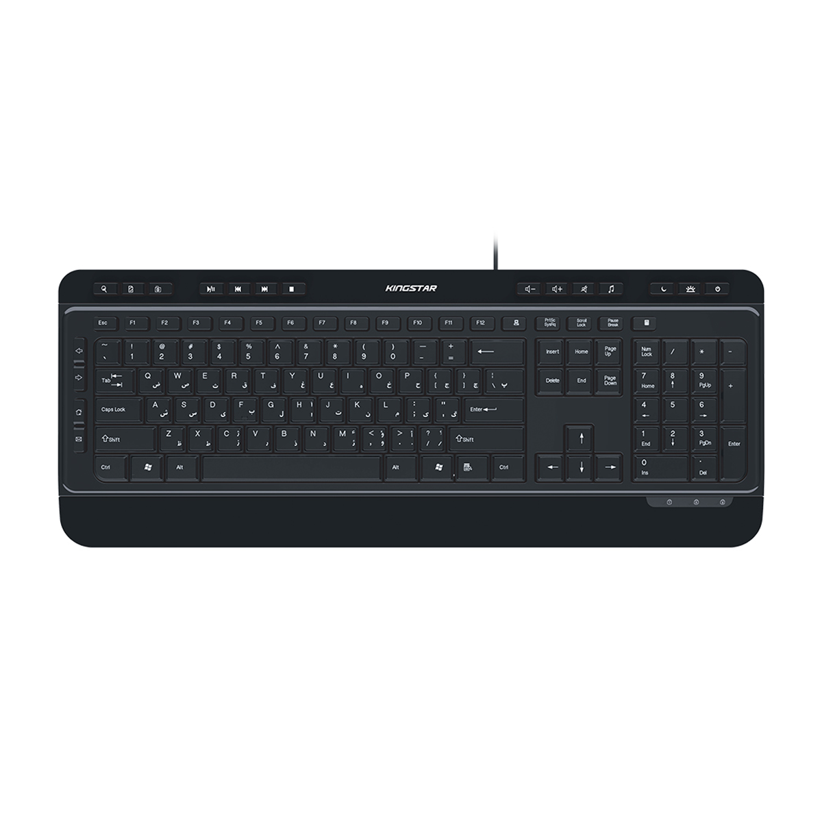 کیبورد با سیم کینگ استار مدل KB97