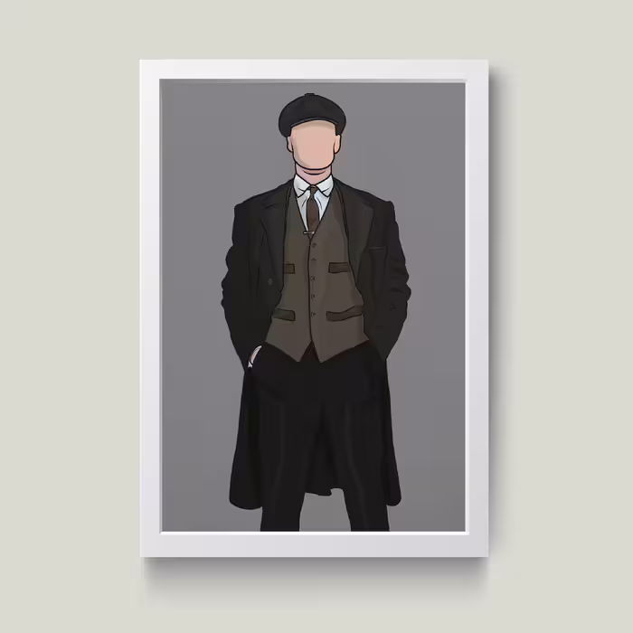 تابلو مدل Tommy Shelby کد m2562-w