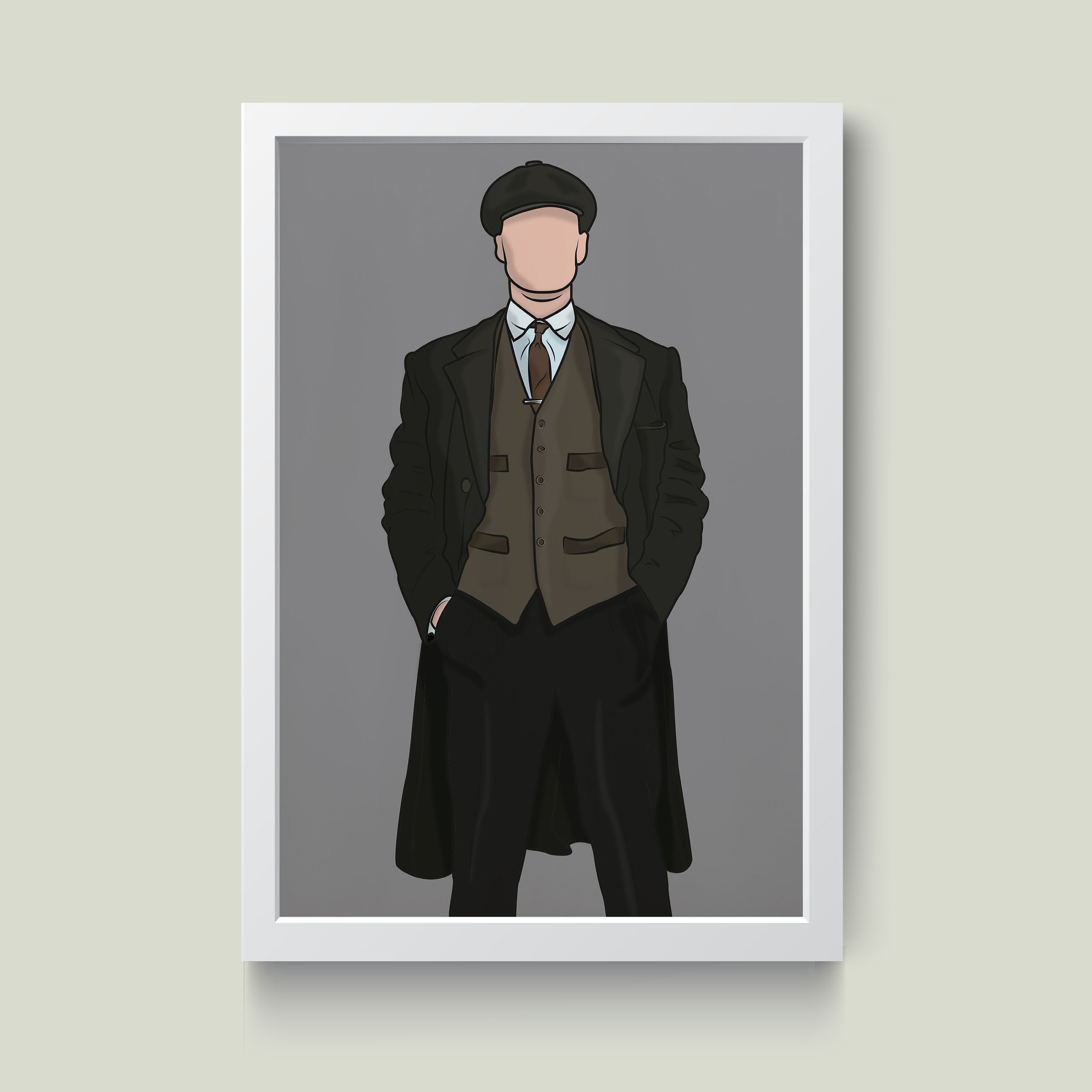 تابلو مدل Tommy Shelby کد m2562-w