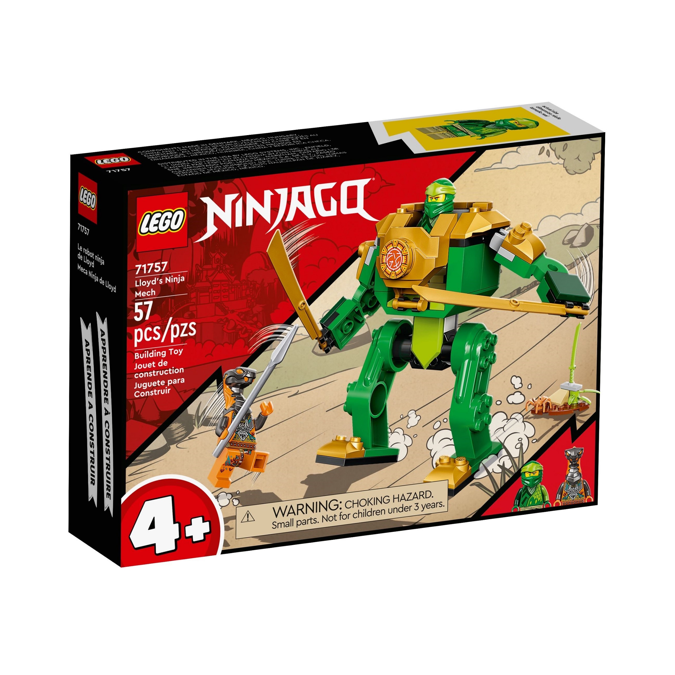 لگو طرح Ninjago مدل Lloyds Ninja Mech کد 71757