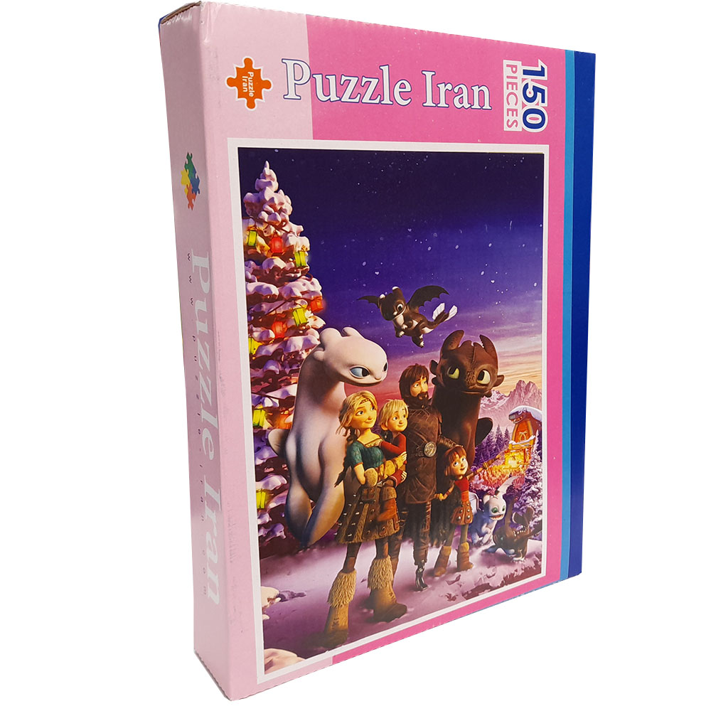 پازل 150 تکه ایران پازل مدل مربی اژدها