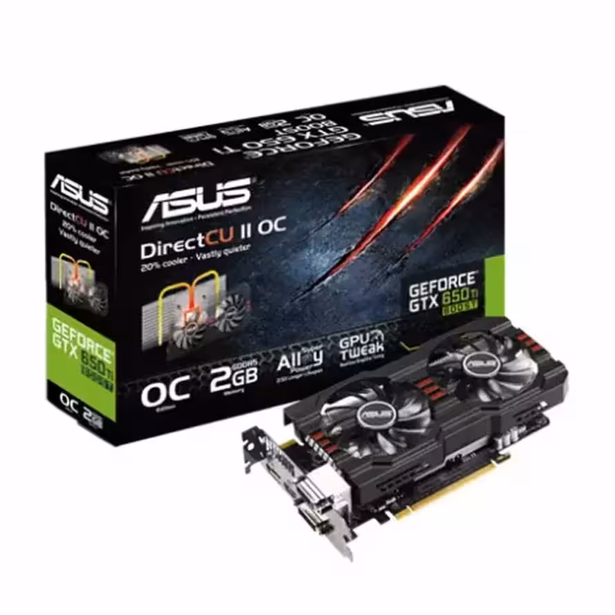 کارت گرافیک ایسوس GTX 650 Ti Boost DirectCU II