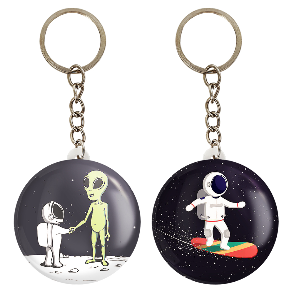 جاکلیدی خندالو مدل فضانورد کد 19541950 مجموعه 2 عددی 