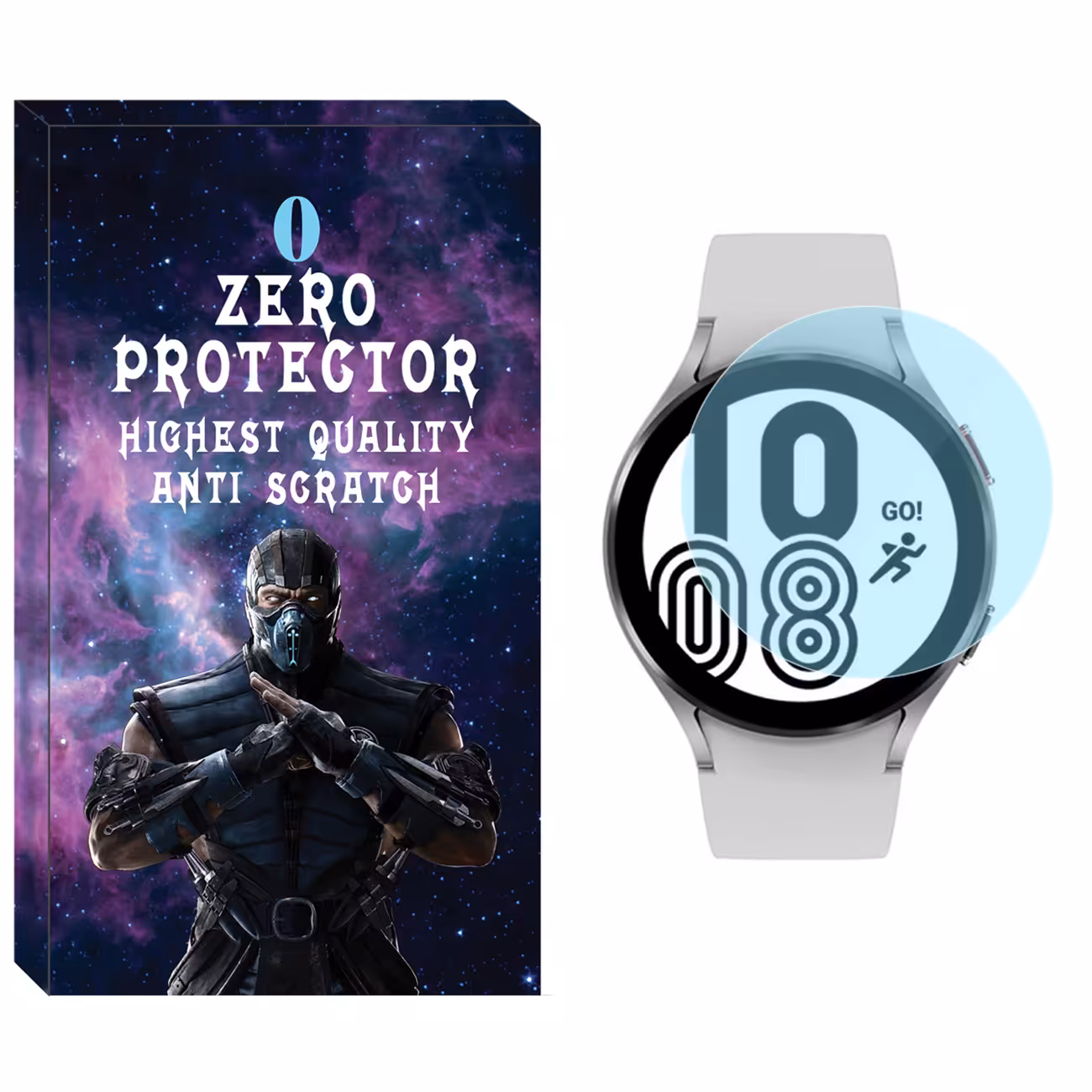 محافظ صفحه نمایش نانو زیرو مدل NZO مناسب برای ساعت هوشمند سامسونگ Galaxy Watch 4 44mm