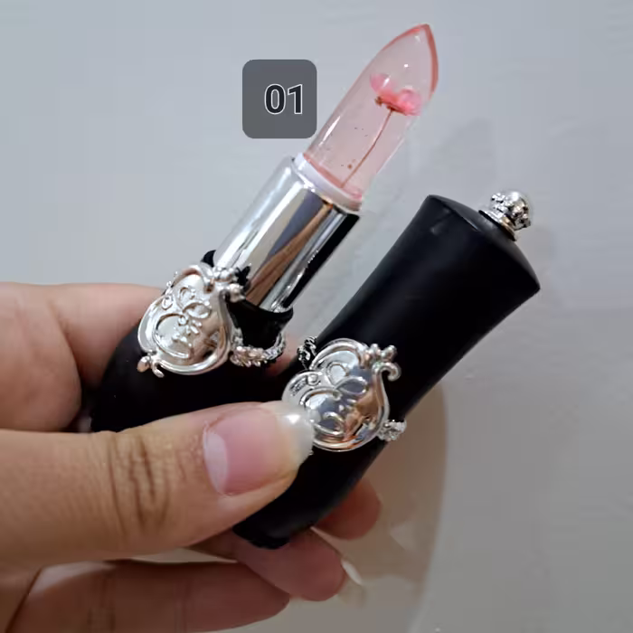 بالم لب سلطنتی و حرارتی که داخلش ازگل های طبیعی تشکیل شده