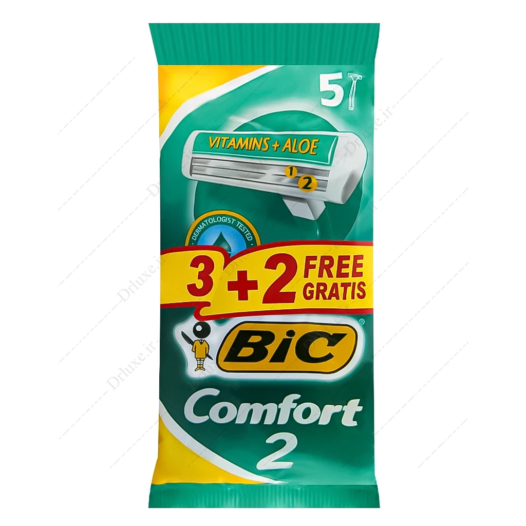 تیغ اصلاح دو لبه صابون دار کامفورت بیک 3 عدد 2