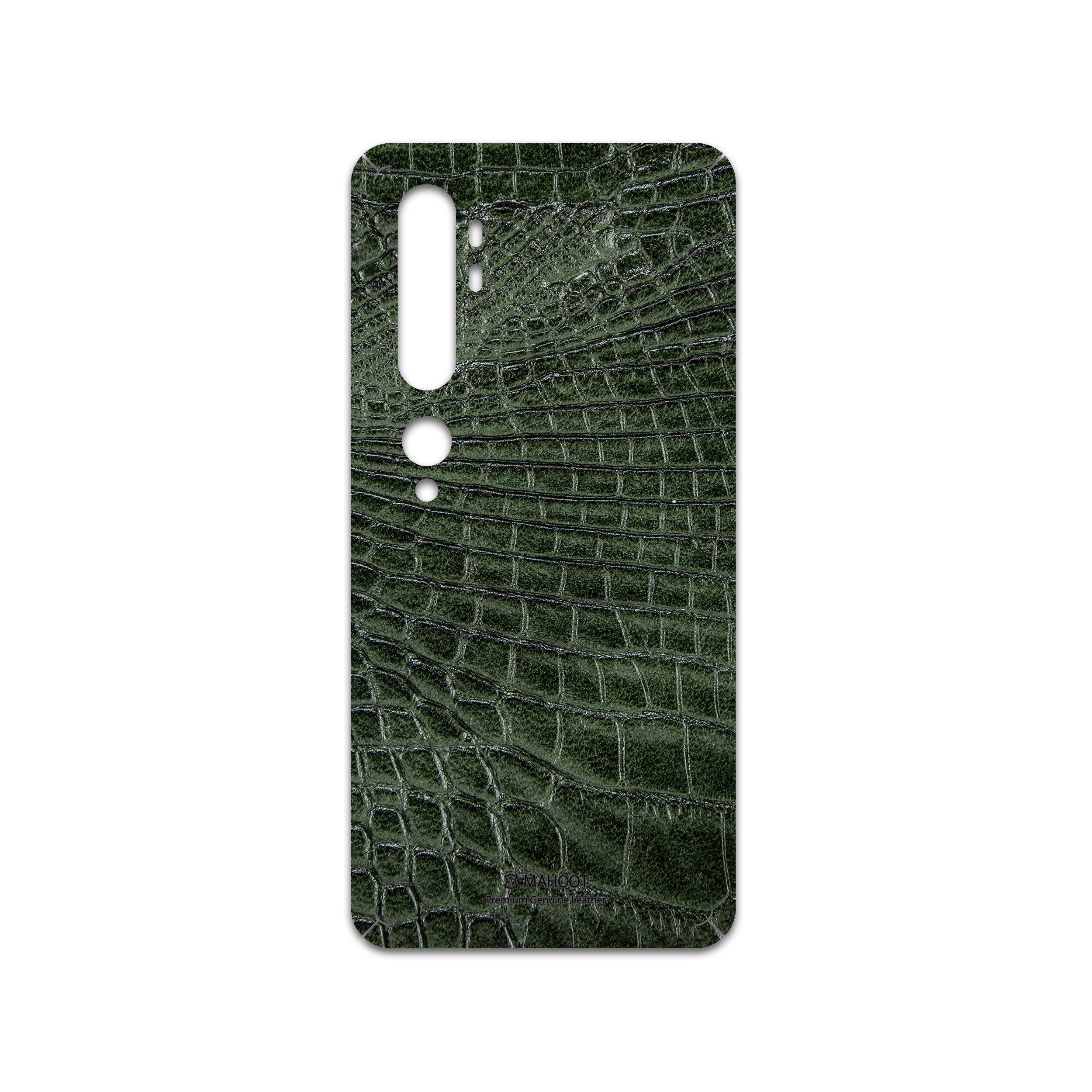 برچسب پوششی ماهوت مدل Green-Crocodile-Leather مناسب برای گوشی موبایل شیائومی Mi Note 10