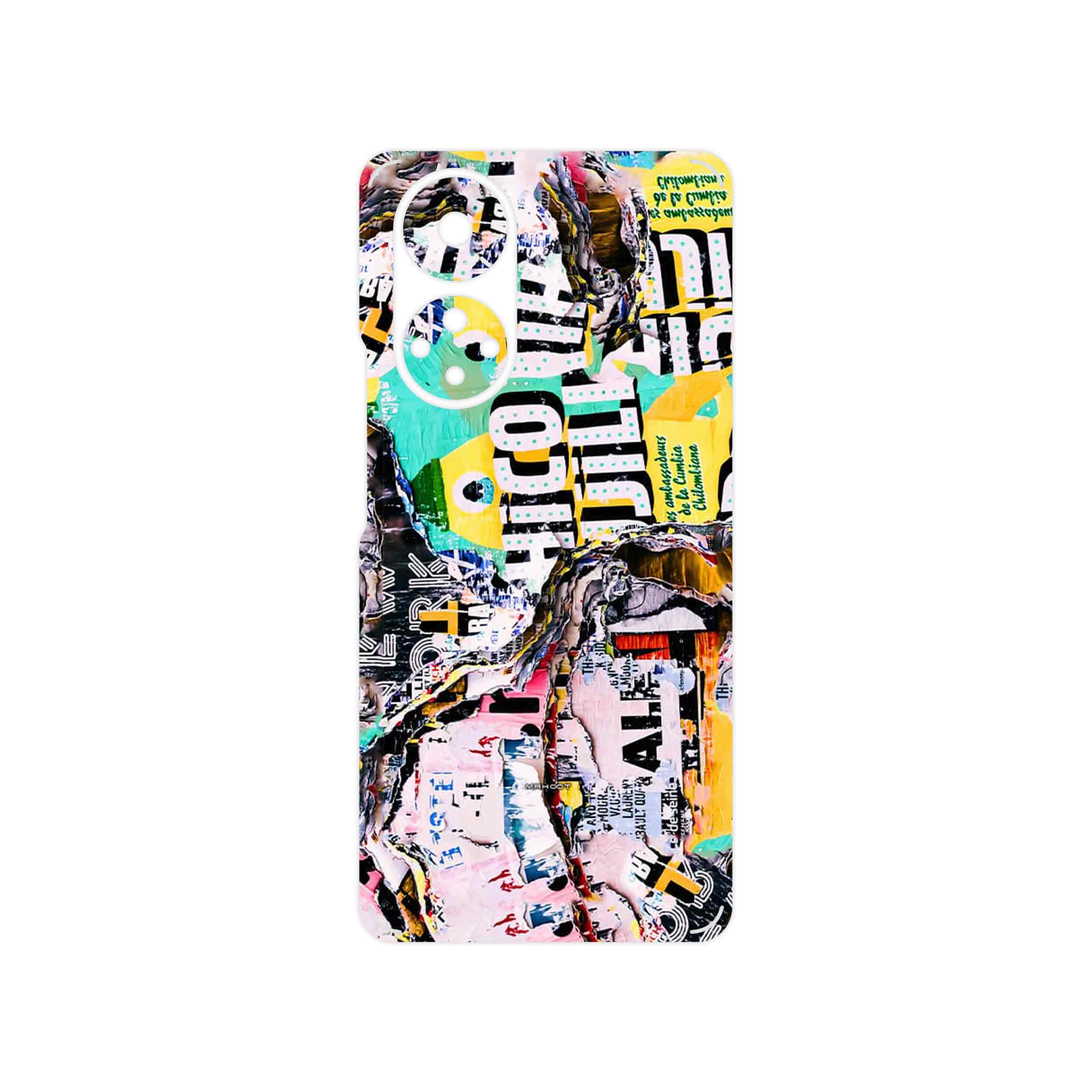 برچسب پوششی ماهوت مدل Collage of Teared Paper مناسب برای گوشی موبایل آنر 50