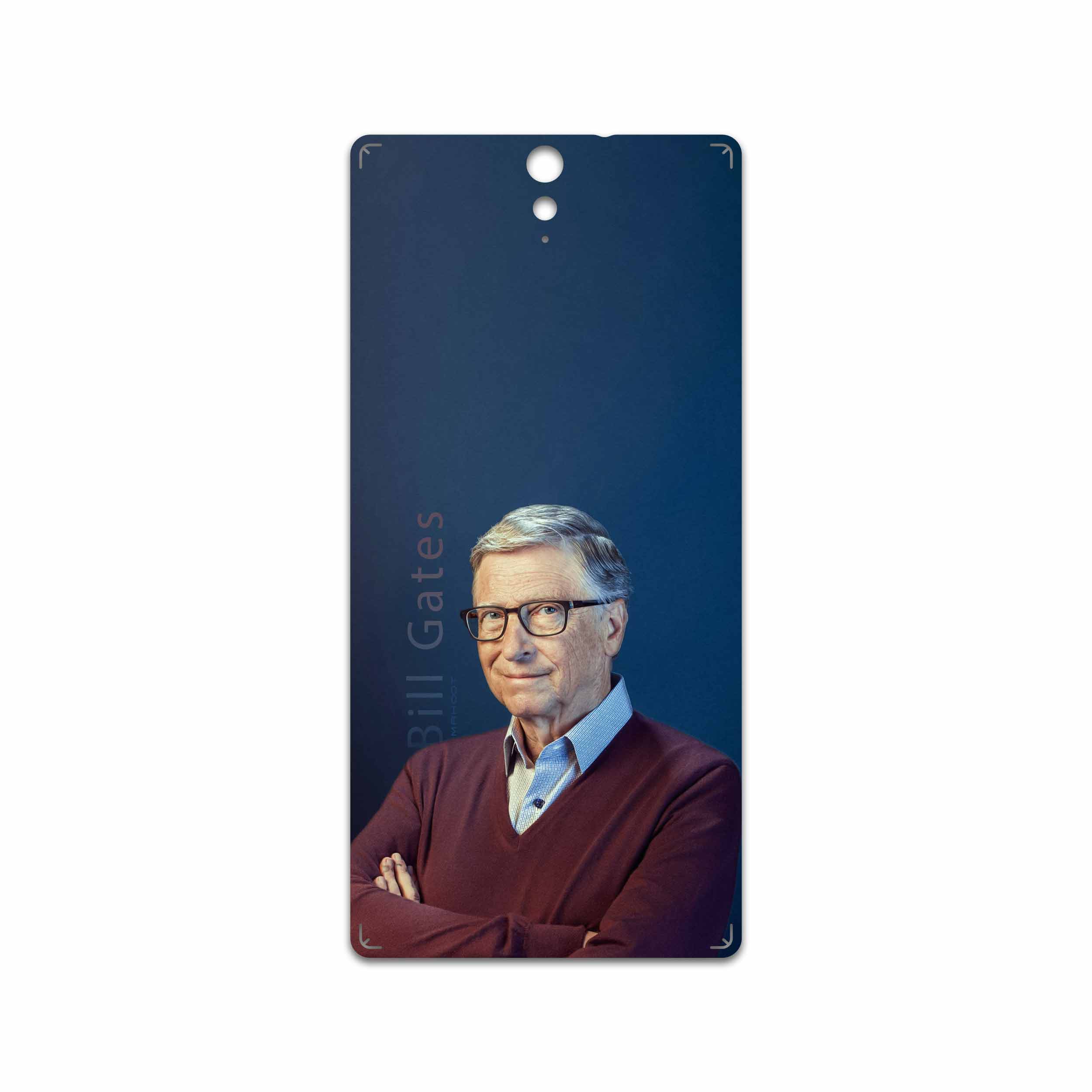 برچسب پوششی ماهوت مدل Bill Gates مناسب برای گوشی موبایل سونی Xperia C5