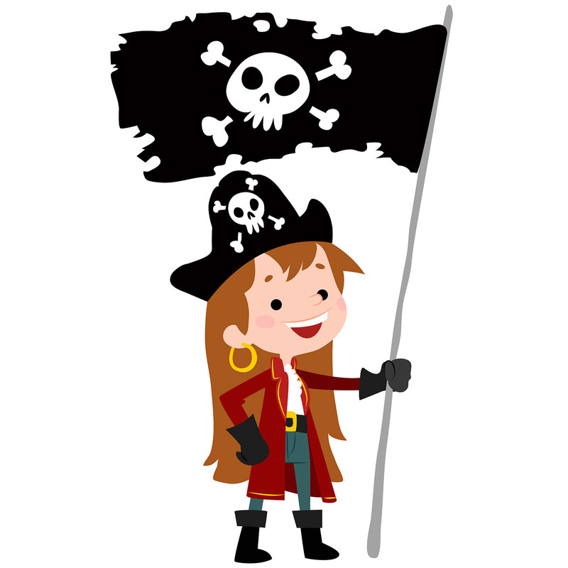 استند تولد رومیزی طرح دزدان دریایی کد 052