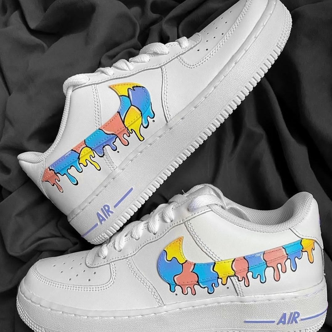 کتونی طرح رنگی رنگی