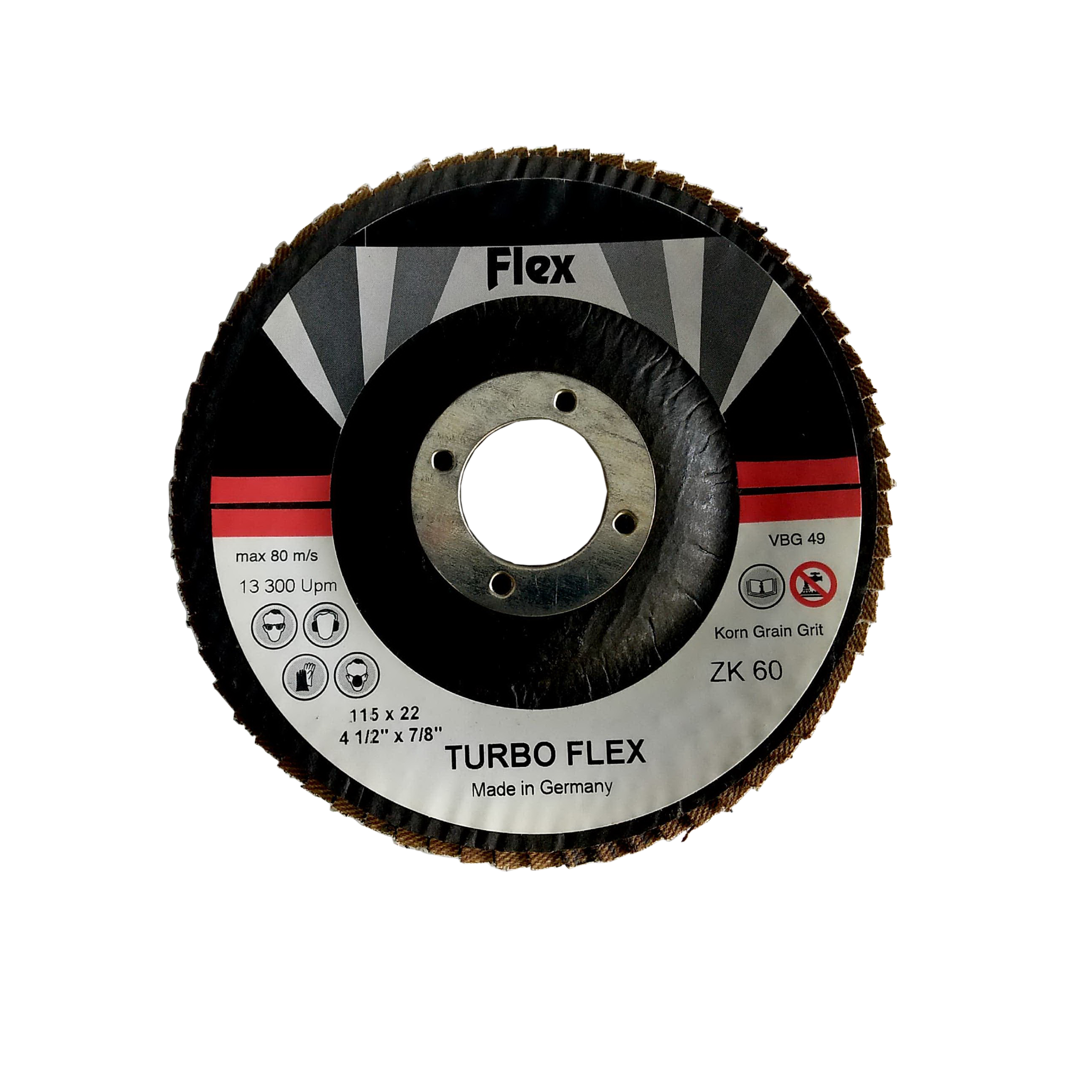 سنباده فلاپ دیسک فلکس مدل ZK60