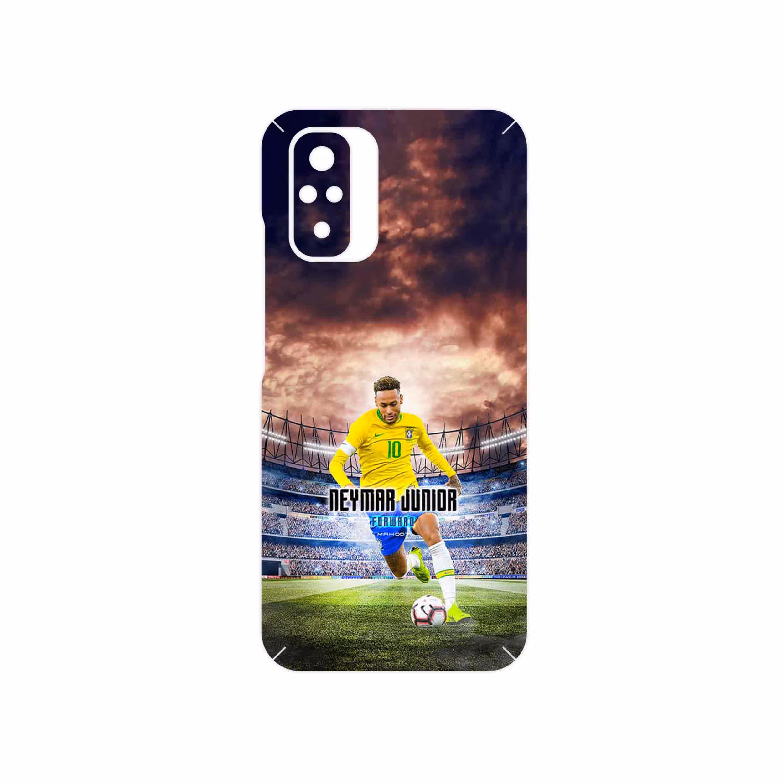 برچسب پوششی ماهوت مدل Neymar مناسب برای گوشی موبایل شیائومی Redmi Note 10