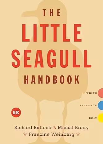 خرید و دانلود نسخه کامل کتاب The Little Seagull Handbook (5th Edition) BY Bullock -   Pdf
