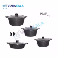 سرویس قابلمه 10 پارچه پی ام اف PMF چدنی گرانیتی