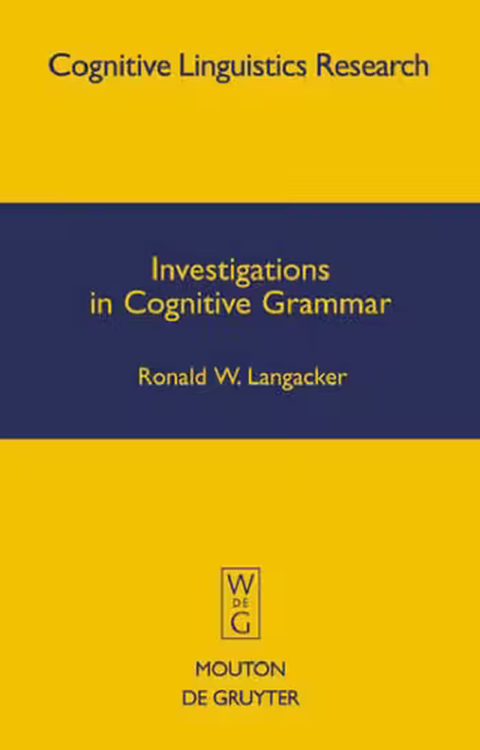 خرید و دانلود نسخه کامل کتاب Investigations in Cognitive Grammar