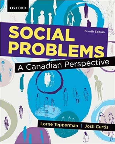 خرید و دانلود نسخه کامل کتاب Social problems : a Canadian perspective Fourth edition