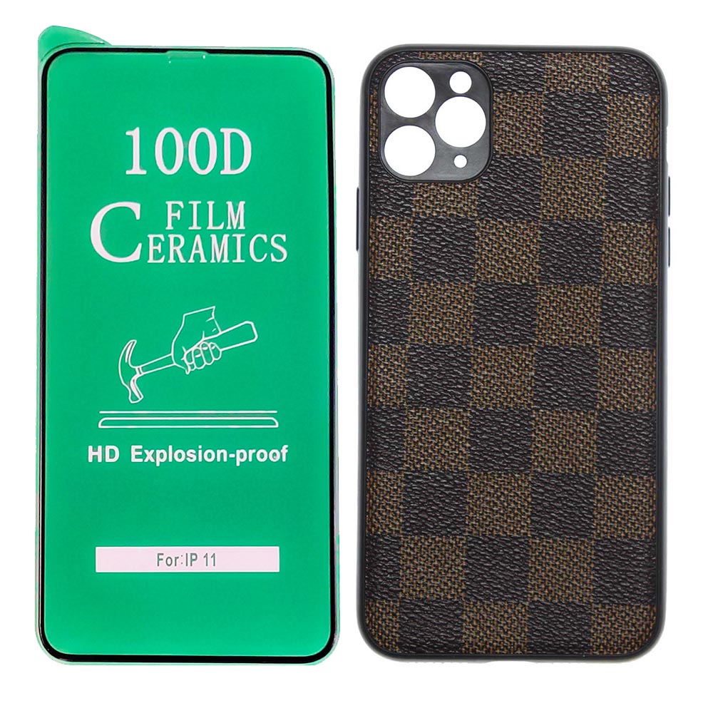 کاور مدل Mesh مناسب برای گوشی موبایل اپل Iphone 11 Pro Max به همراه محافظ صفحه نمایش