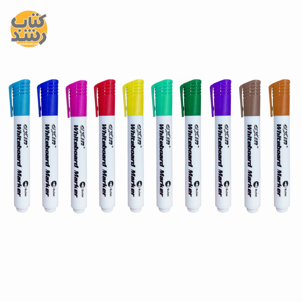 ماژیک وایت برد 12 رنگ جکسین GXin