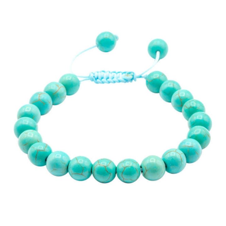 دستبند فیروزه ای بندی