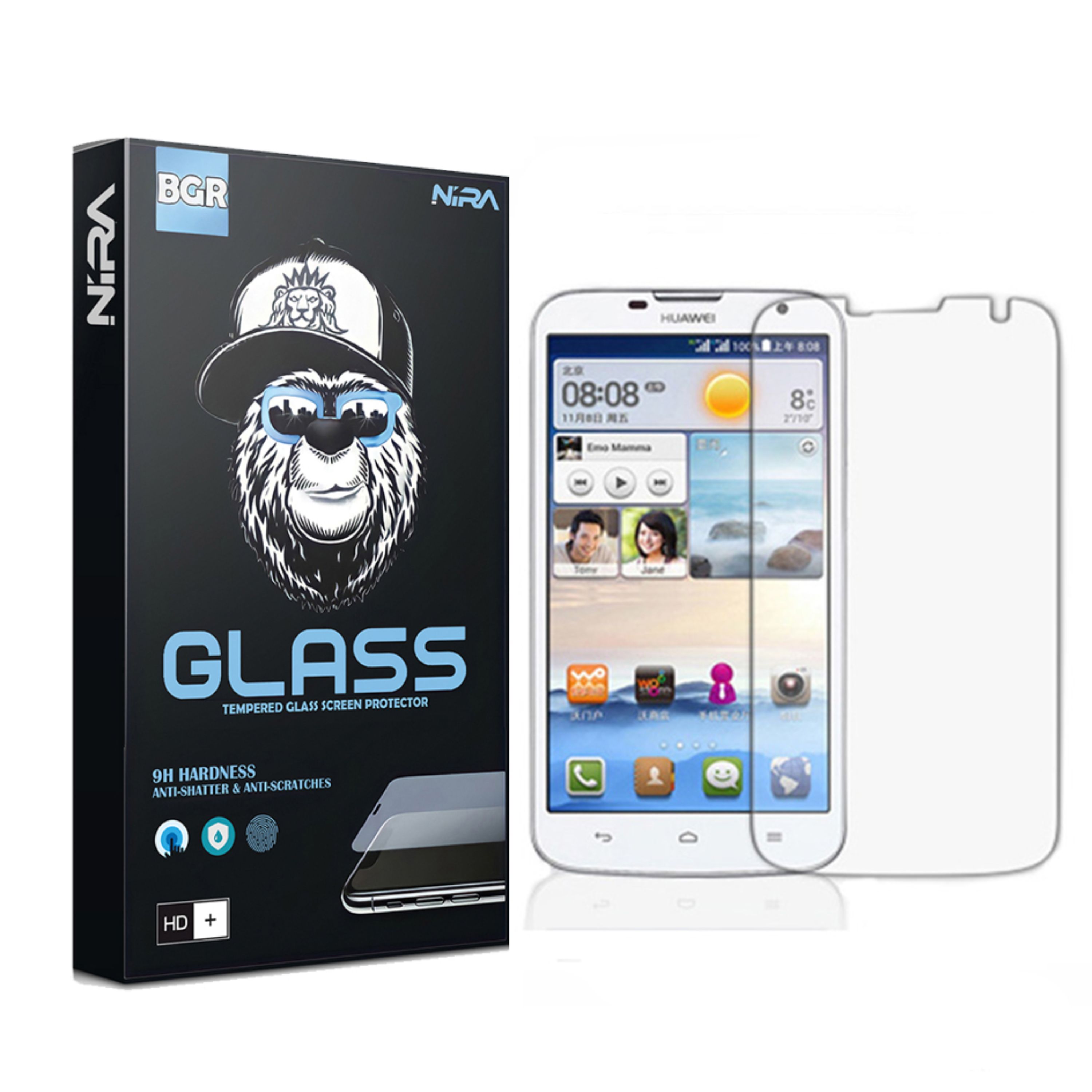 گلس شیشه ای نیرا  مناسب برای مدل هواوی G730