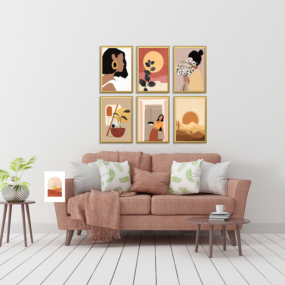 تابلو مدل پاییزی مجموعه 6عددی