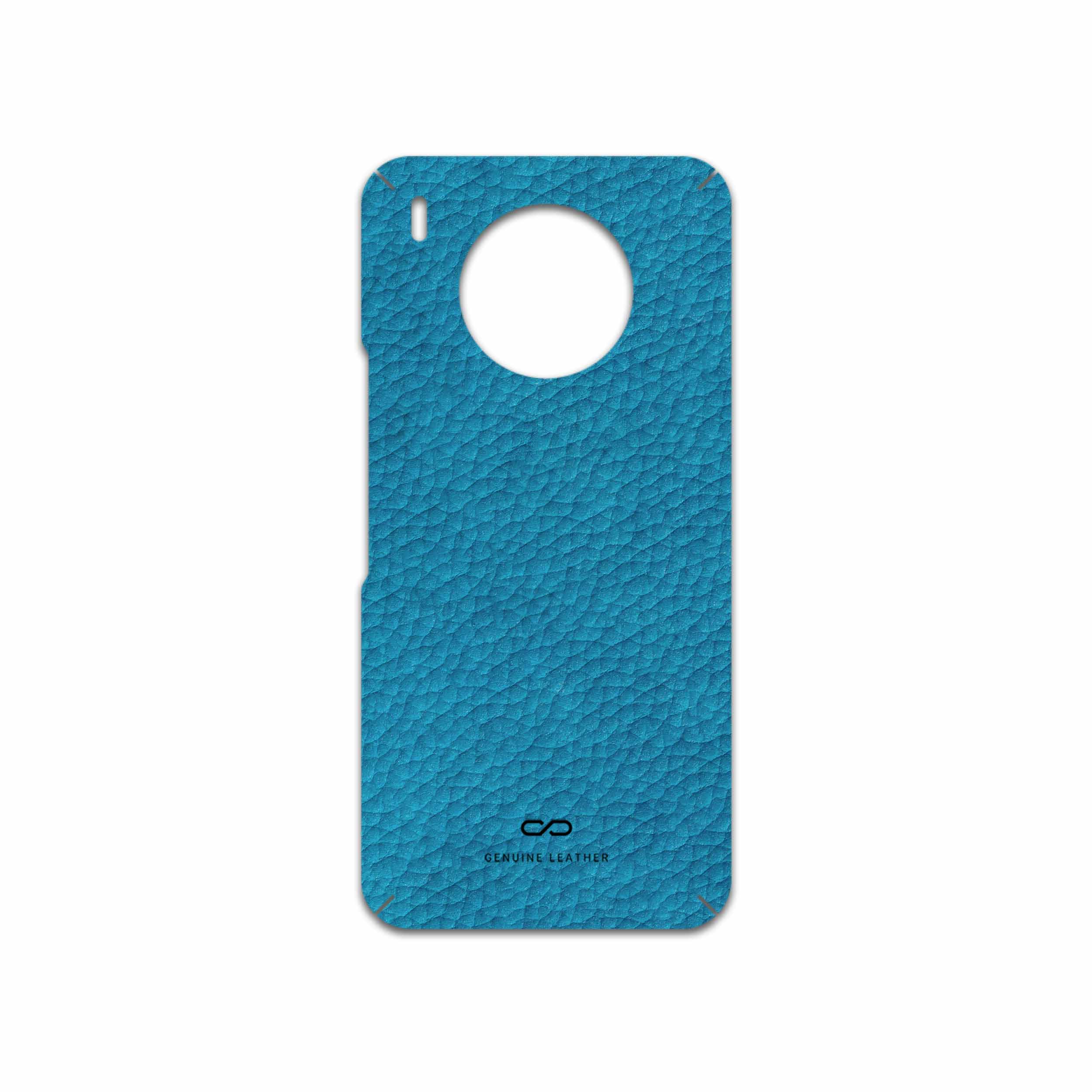 برچسب پوششی ماهوت مدل Blue-Leather مناسب برای گوشی موبایل آنر 50 Lite