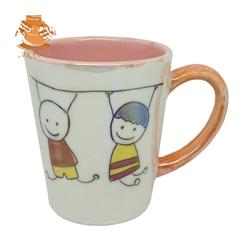 ماگ نقاشی طرح دو پسر

 