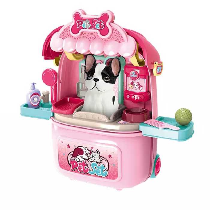 اسباب بازی مدل چمدان ست نگهداری سگ خانگی