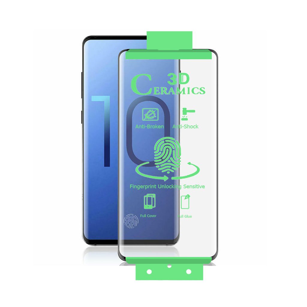 گلس محافظ صفحه نمایش سرامیکی سامسونگ Galaxy S10