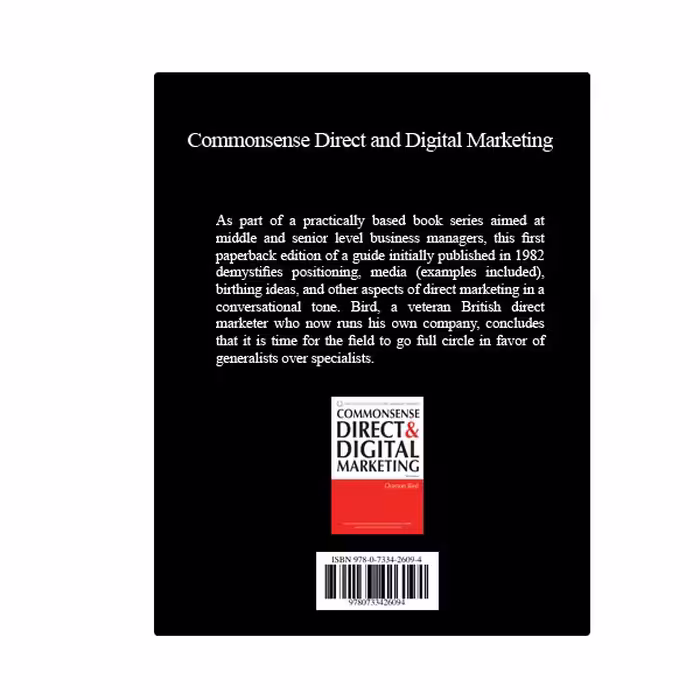 کتاب Commonsense Direct and Digital Marketing اثر Bird D انتشارات نبض دانش