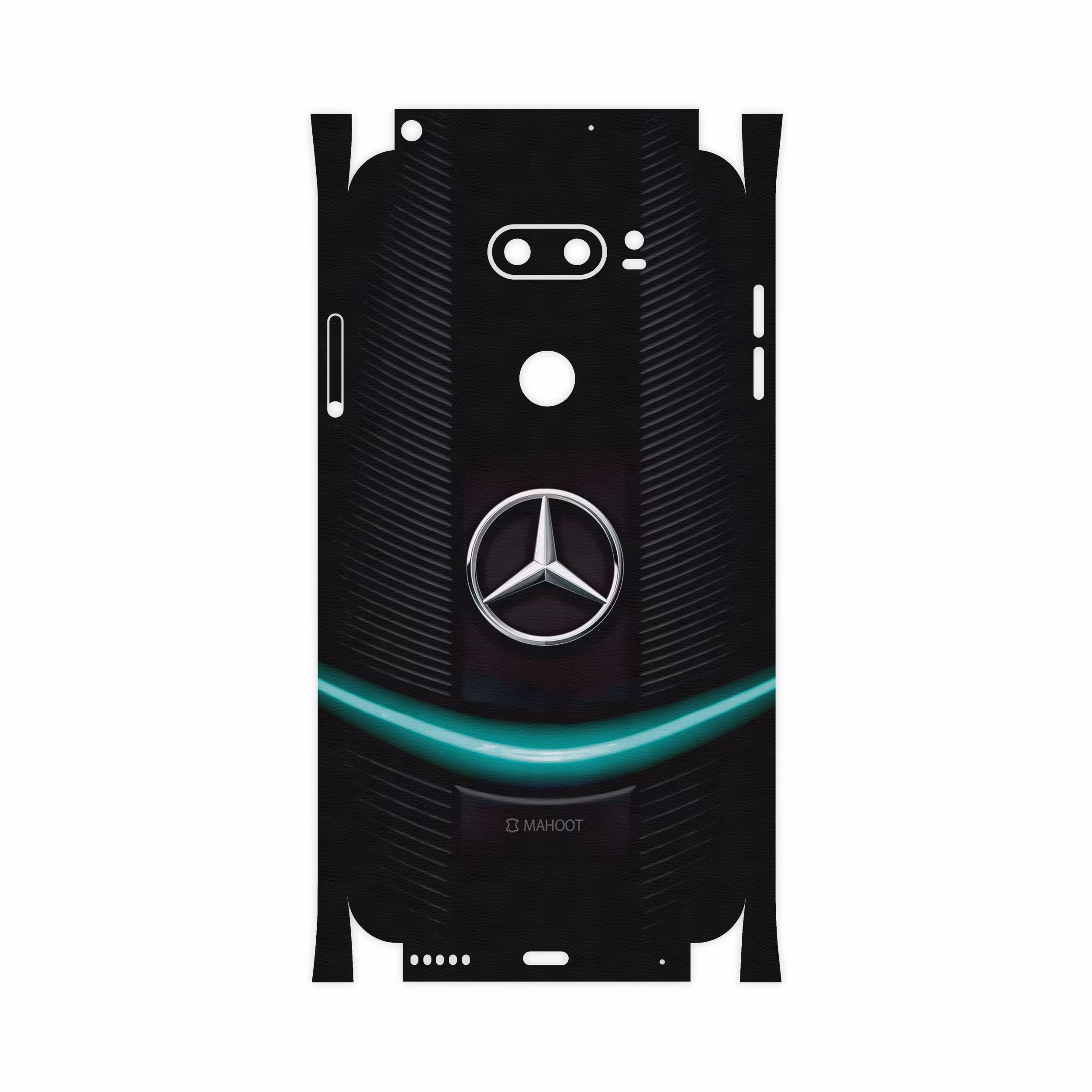برچسب پوششی ماهوت مدل Mercedes-Benz-FullSkin مناسب برای گوشی موبایل ال جی V30