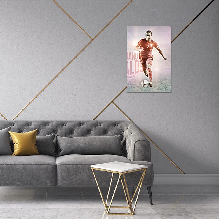 تابلو شاسی دنیای قاب مدل رونالدو | دنیای قاب