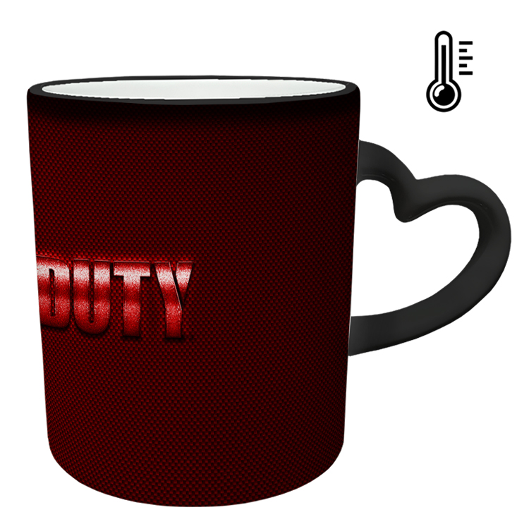 ماگ حرارتی مدل دسته قلبی طرح بازی کال آف دیوتی کد 26