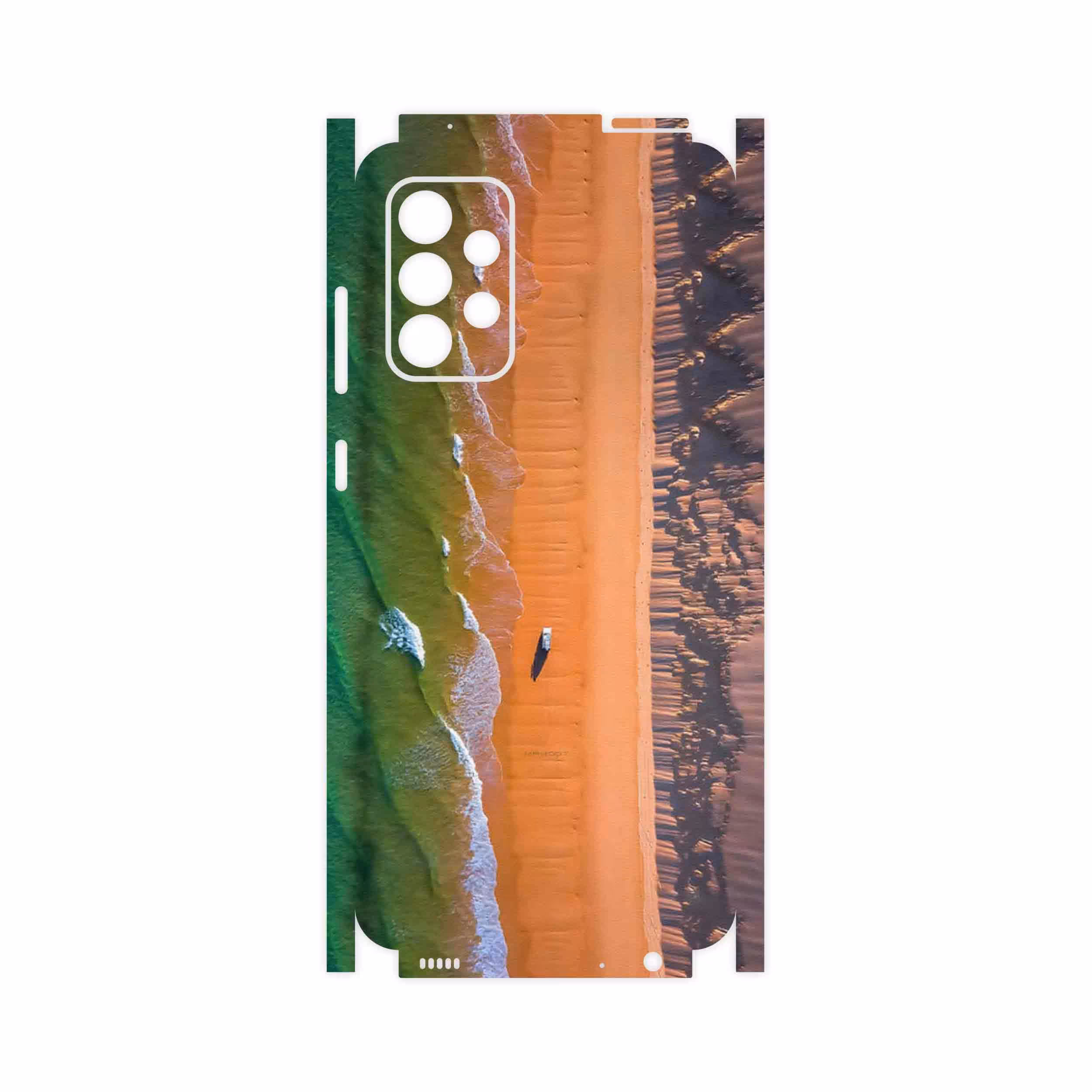 برچسب پوششی ماهوت مدل Beach and Green Sea-FullSkin مناسب برای گوشی موبایل سامسونگ Galaxy A72
