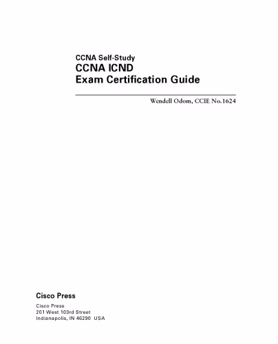 خرید و دانلود نسخه کامل کتاب CCNA ICND Exam Certification Guide (CCNA Self-Study)