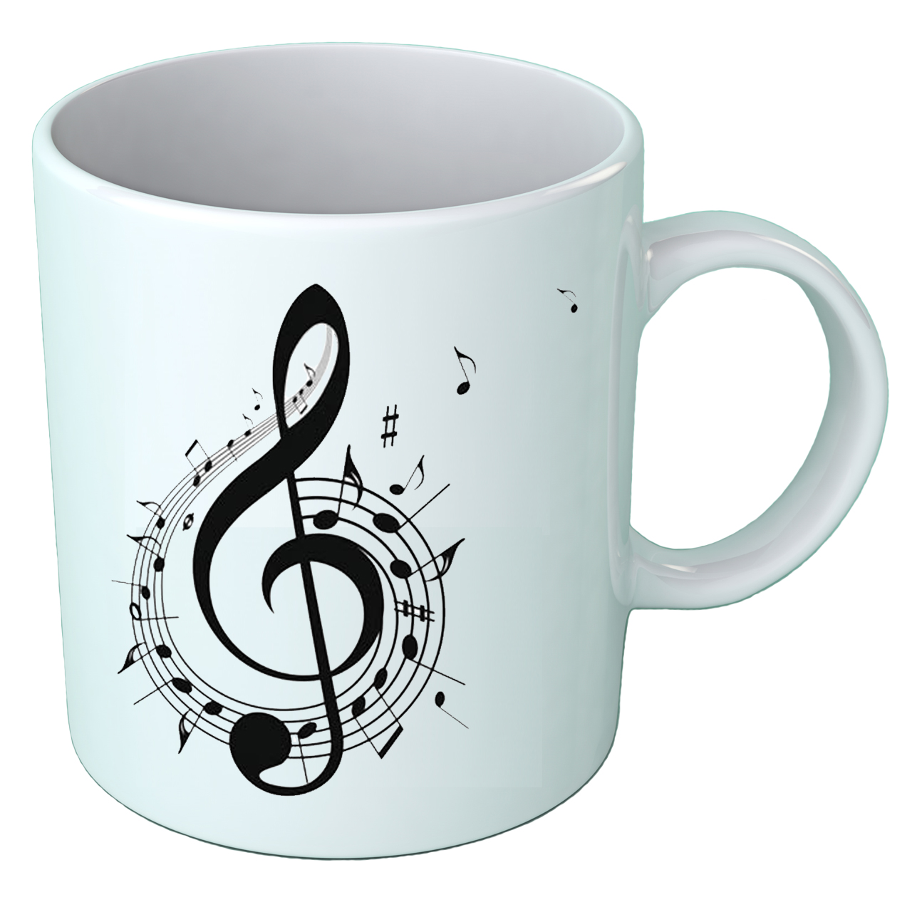 ماگ طرح نت موسیقی مدل B214