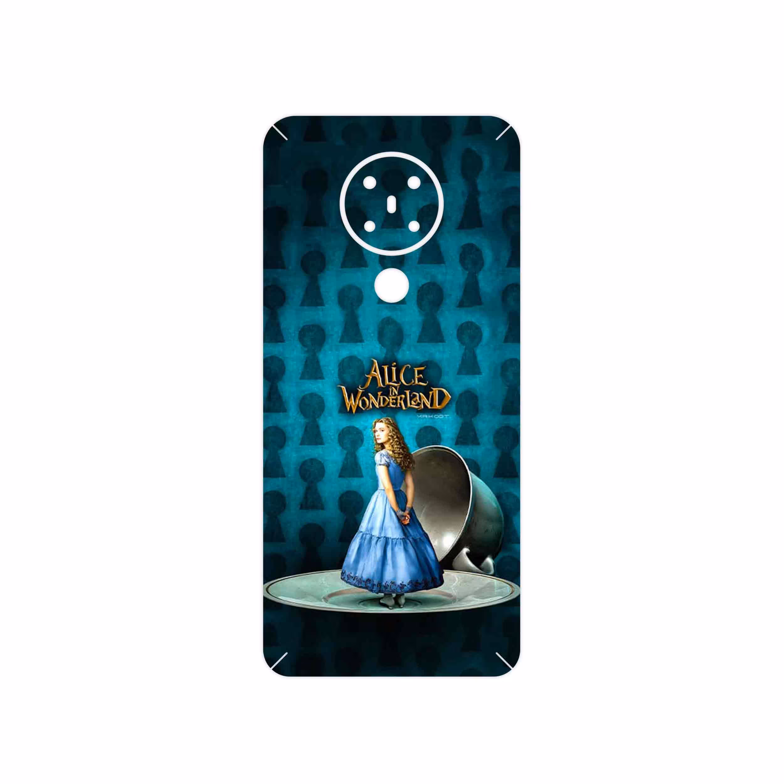 برچسب پوششی ماهوت مدل Alice in Wonderland مناسب برای گوشی موبایل نوکیا 5.3