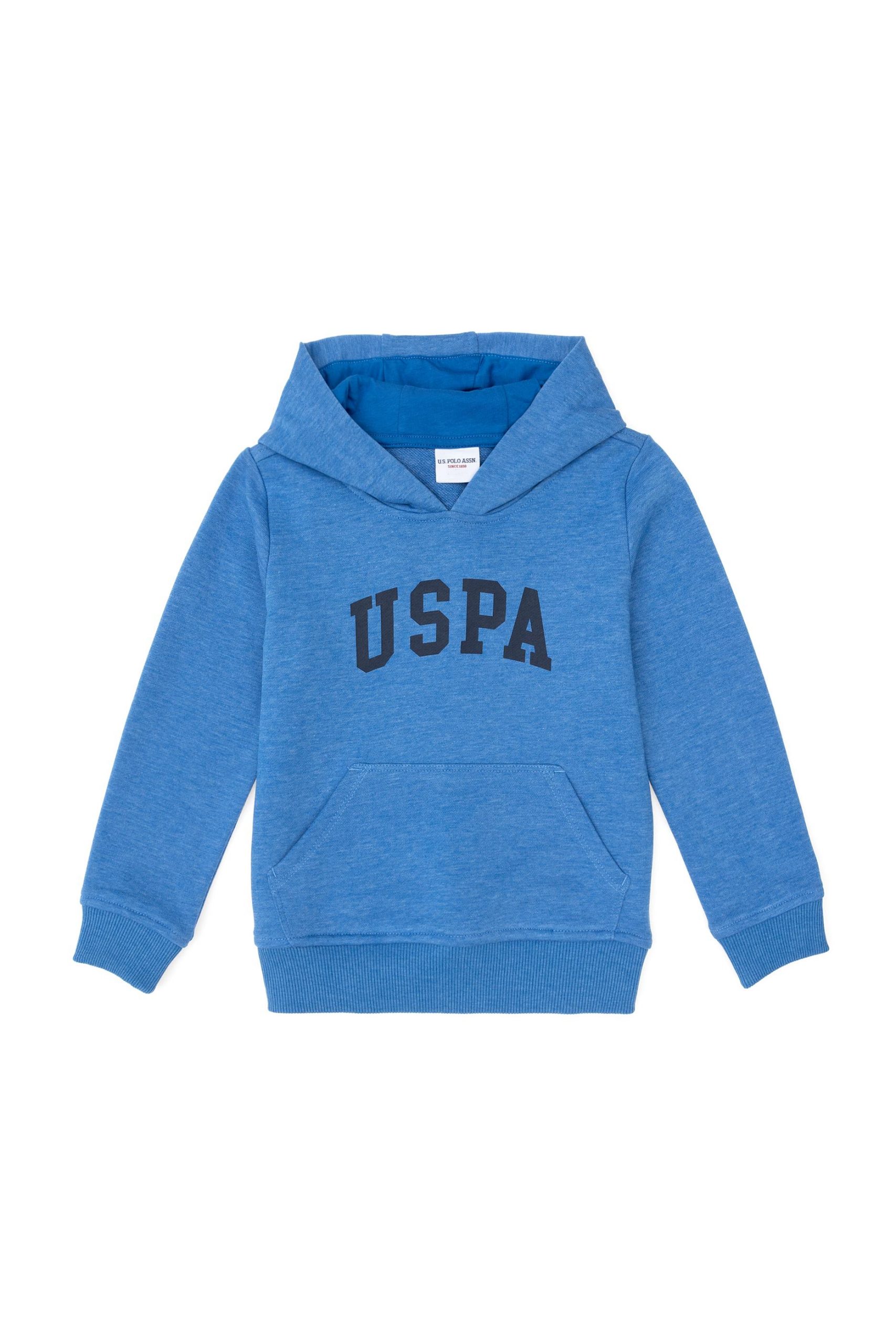 هودی پسرانه آبی کوبالت یو اس پولو - فروشگاه لباس شهرمون