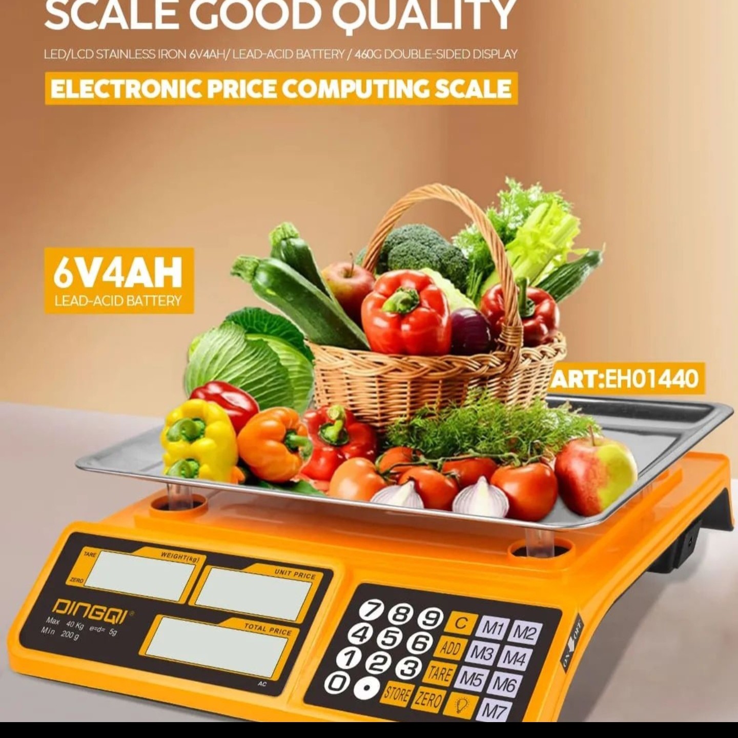 ترازو 40 کیلویی دیجیتال دینگی با کیفیت فوق العاده بالا کد01440