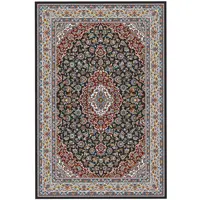 فرش ماشینی ساوین کد 8006 زمینه دودی