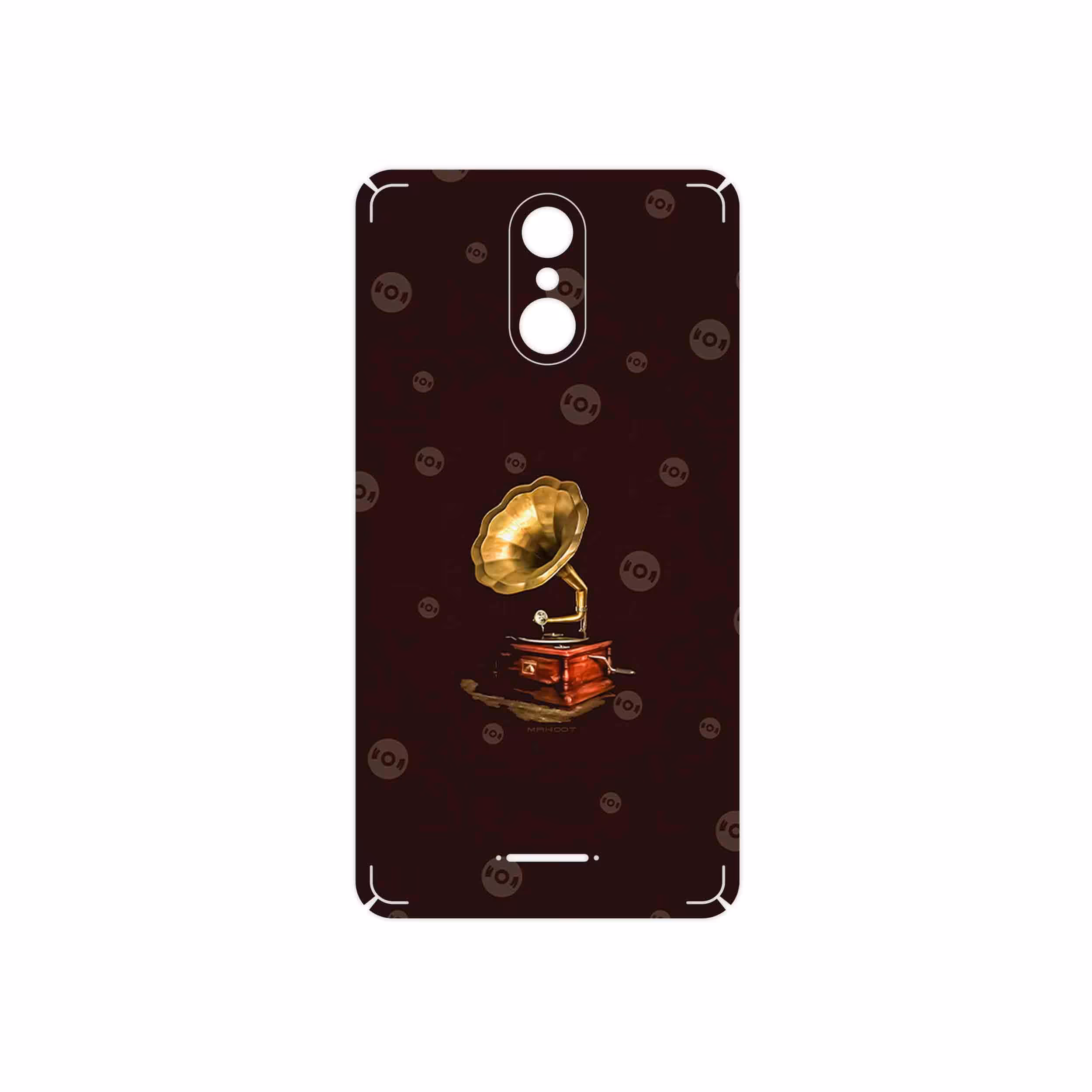 برچسب پوششی ماهوت مدل Gramophone Nostalgia مناسب برای گوشی موبایل تکنو WX3F LTE