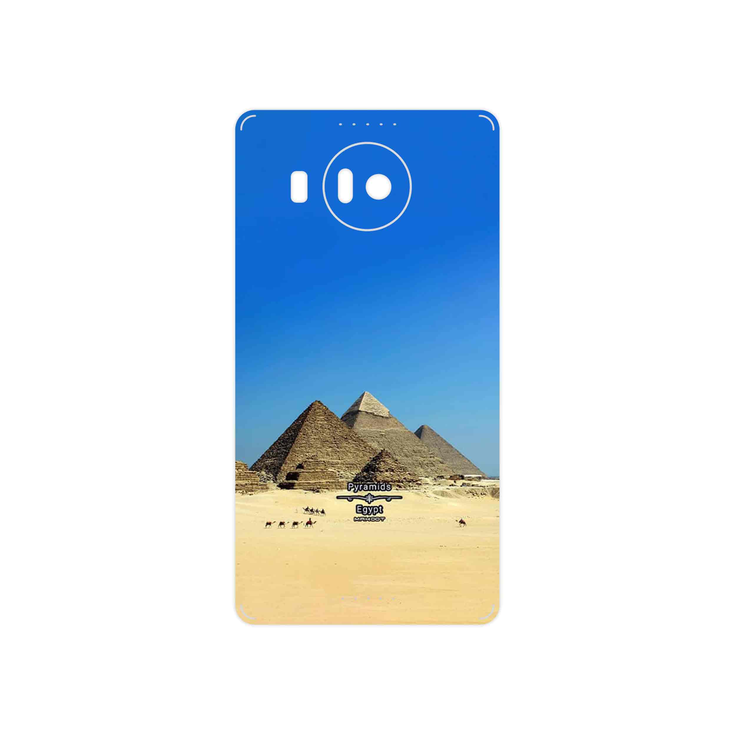 برچسب پوششی ماهوت مدل Pyramids of Egypt مناسب برای گوشی موبایل مایکروسافت Lumia 950 XL