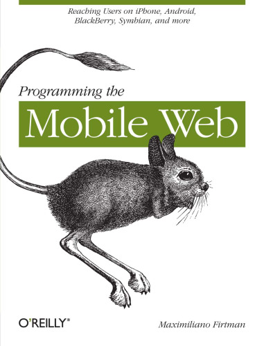 خرید و دانلود نسخه کامل کتاب Programming the Mobile Web