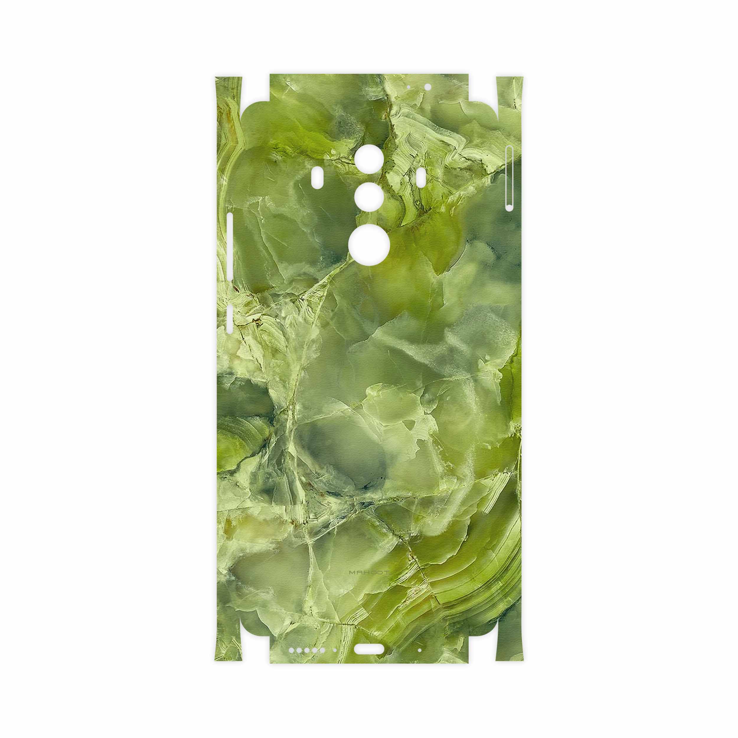 برچسب پوششی ماهوت مدل Green Crystal Marble-FullSkin مناسب برای گوشی موبایل هوآوی Mate 10 Pro